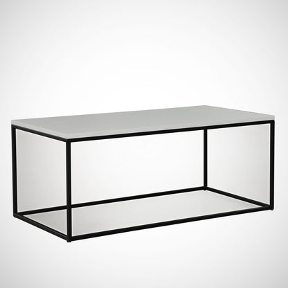 Τραπεζάκι Σαλονιού Λευκό 95 x 55 x 43 εκ GR801CMY2857