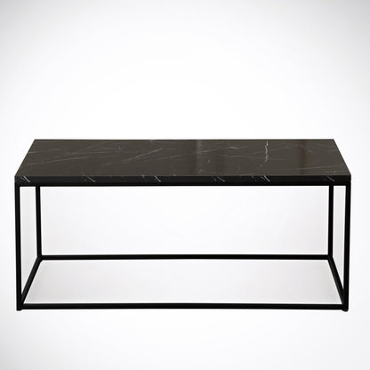 Τραπεζάκι Σαλονιού Μαύρο - Λευκό 95 x 55 x 43 εκ GR801CMY2859