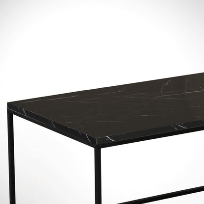 Τραπεζάκι Σαλονιού Μαύρο - Λευκό 95 x 55 x 43 εκ GR801CMY2859