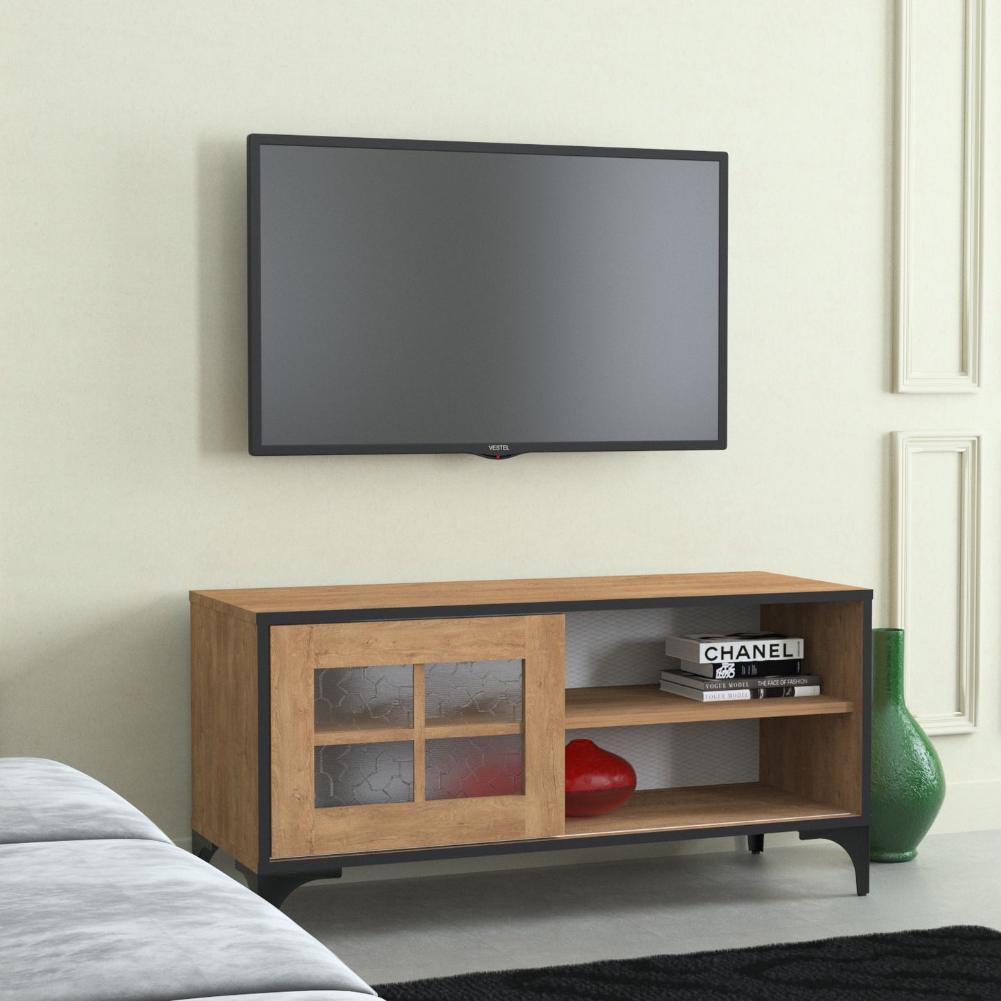 Έπιπλο Τηλεόρασης TV Βάση Σύνθεση Δρυς | 801CMY3002