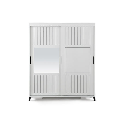 Ντουλάπα 150x216x60 εκ Λευκό 801CMY3414