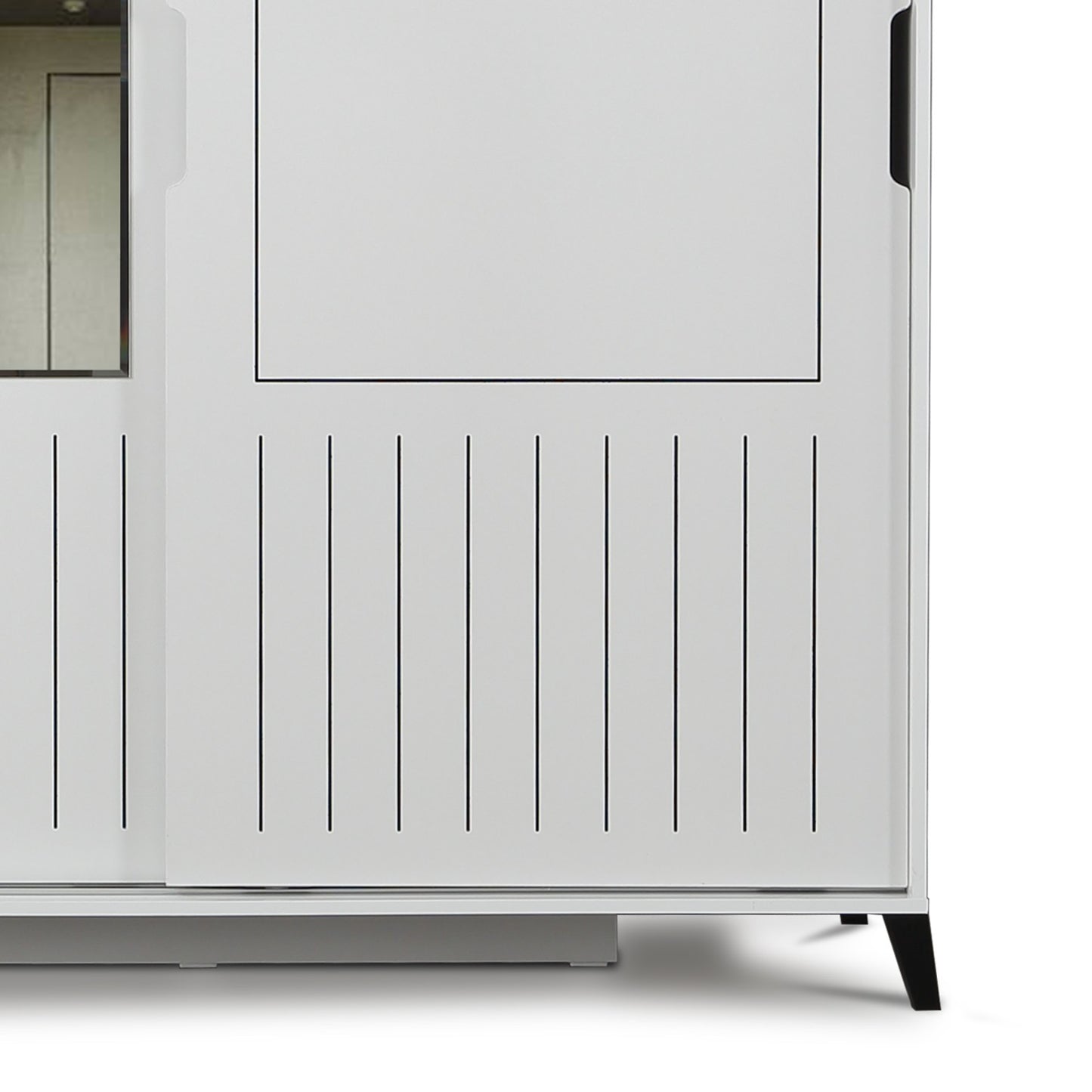 Ντουλάπα 140x216x60 εκ Λευκό 801CMY3415