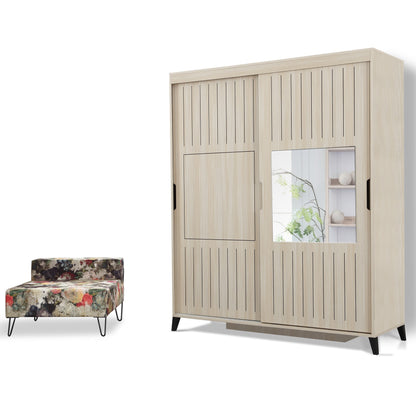 Ντουλάπα 180x216x60 εκ Δρυς 801CMY3427
