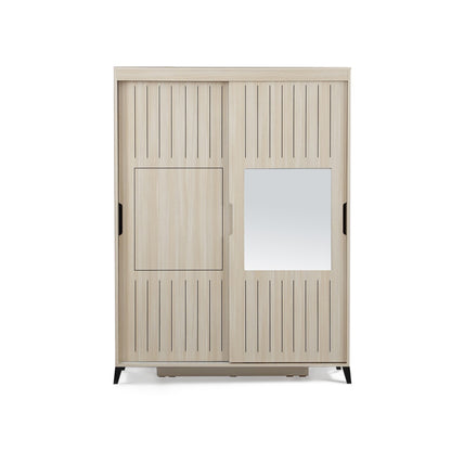 Ντουλάπα 140x216x60 εκ Δρυς 801CMY3431