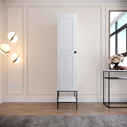 Ντουλάπα 42x200x50 εκ Λευκό 801CMY3434
