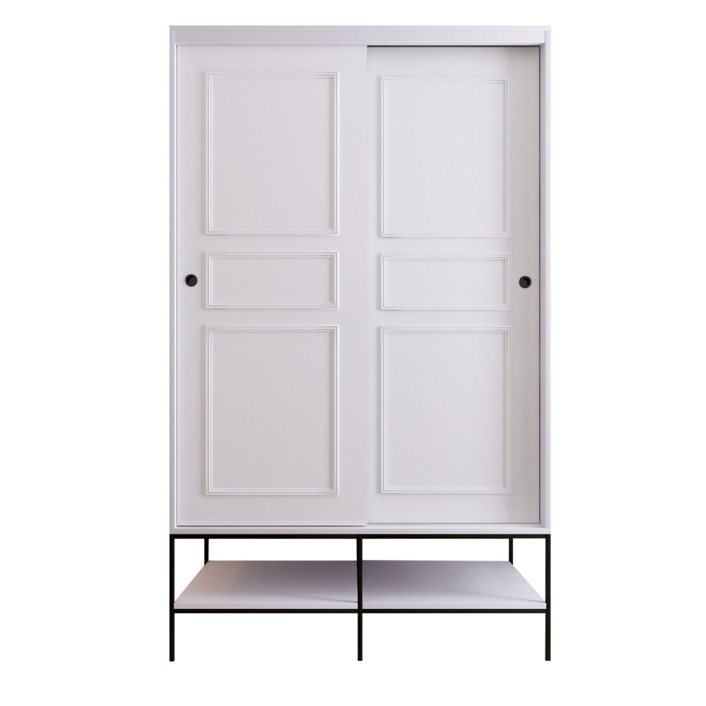 Ντουλάπα 120x200x57 εκ Λευκό 801CMY3440