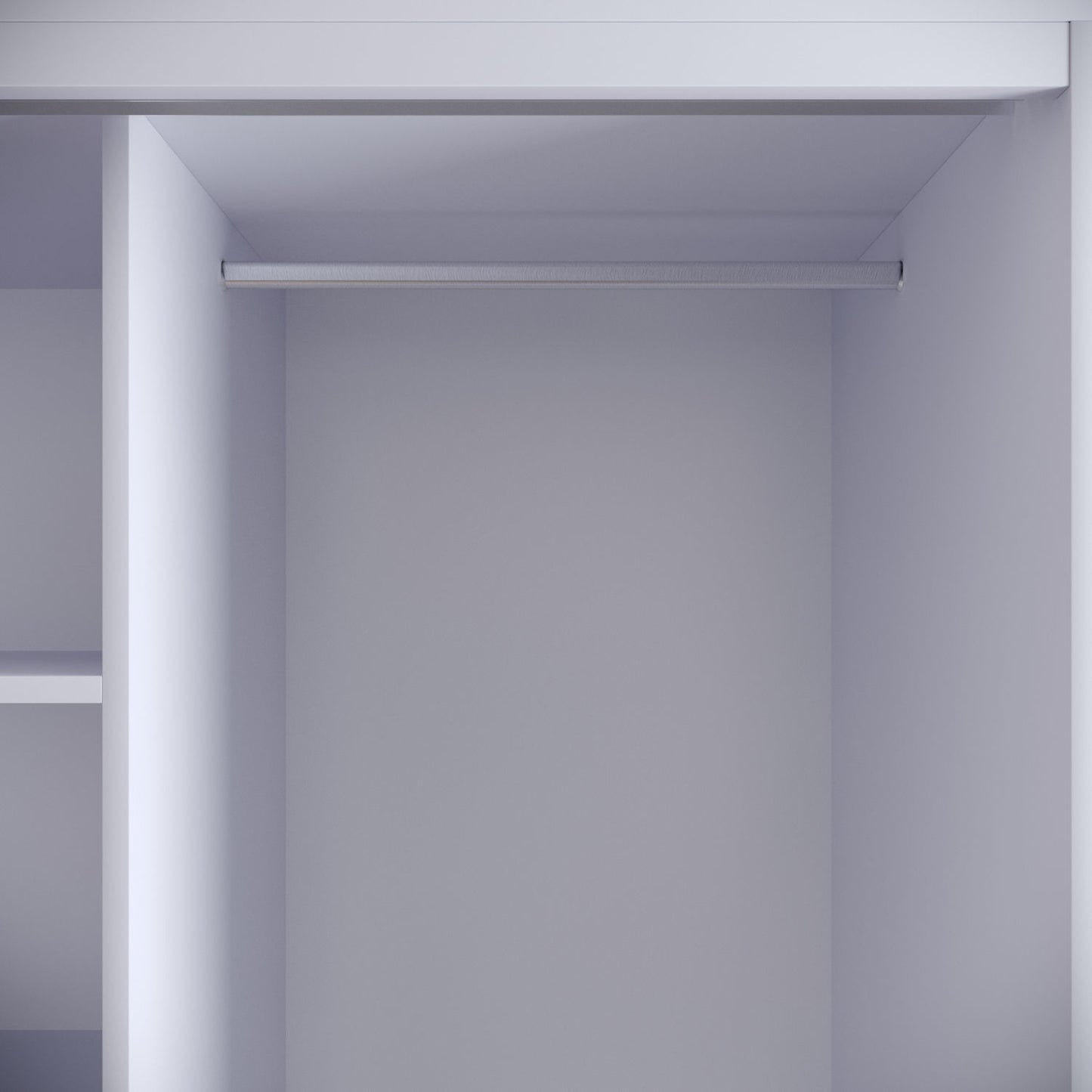 Ντουλάπα 120x200x57 εκ Λευκό 801CMY3440