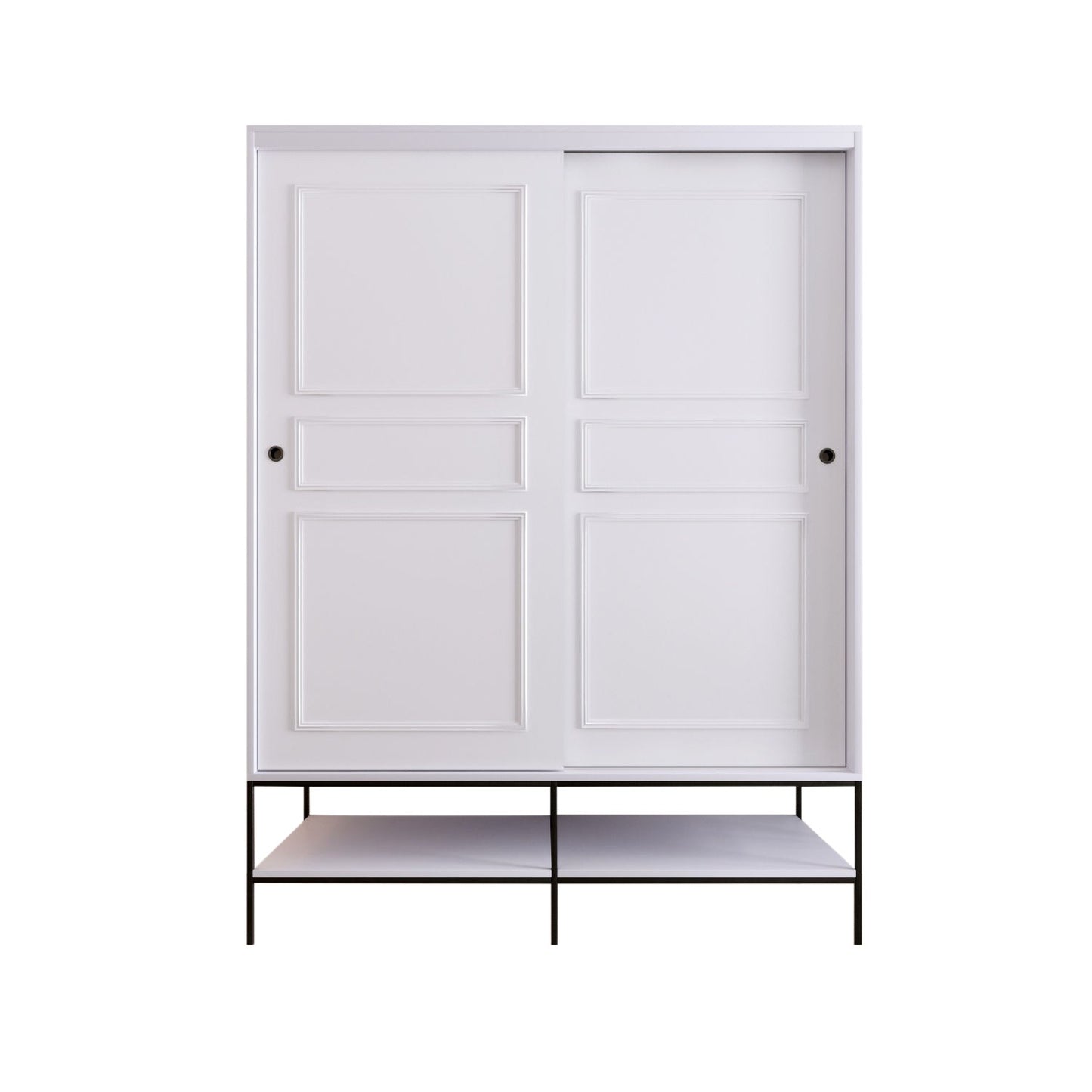 Ντουλάπα 150x200x57 εκ Λευκό 801CMY3441