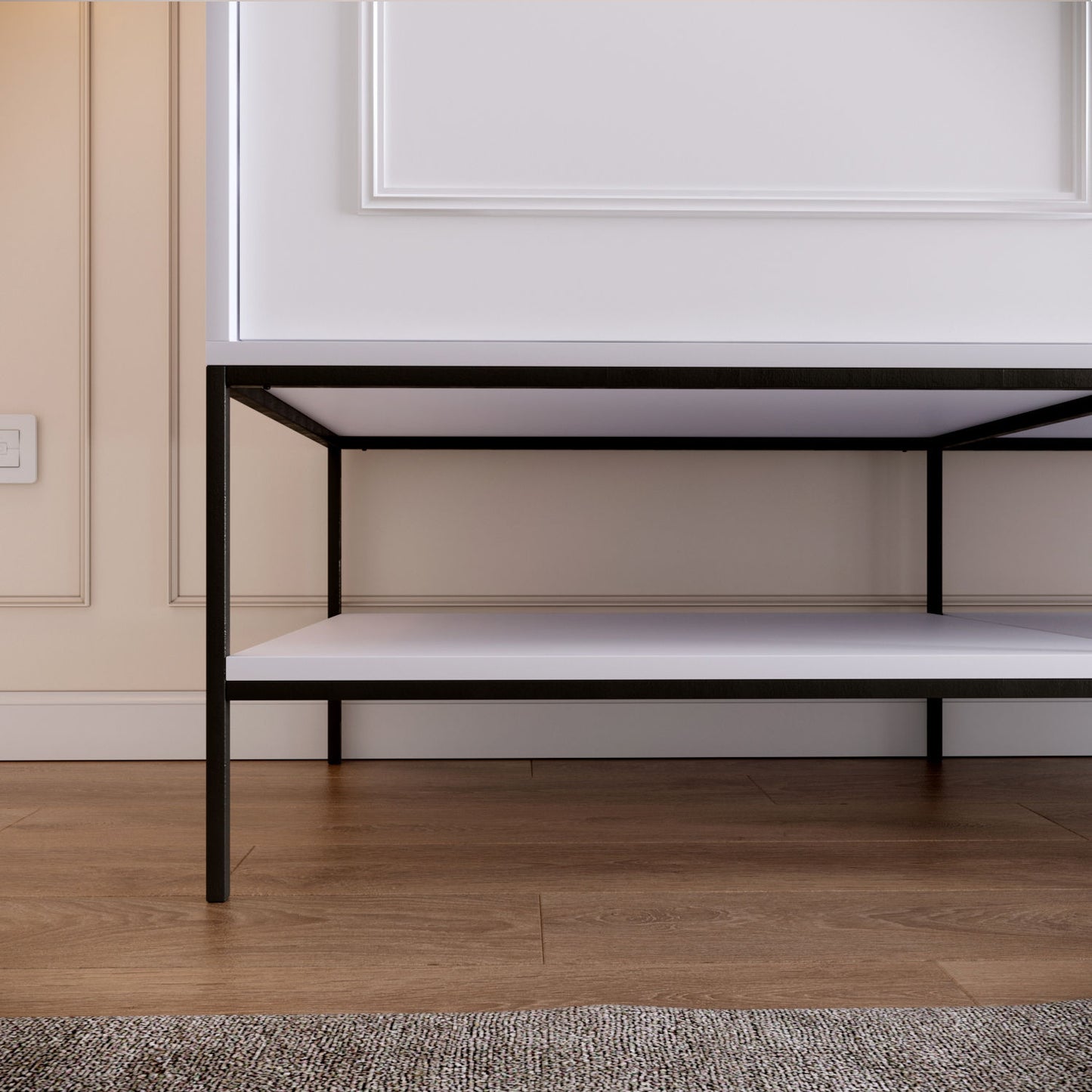 Ντουλάπα 150x200x57 εκ Λευκό 801CMY3441