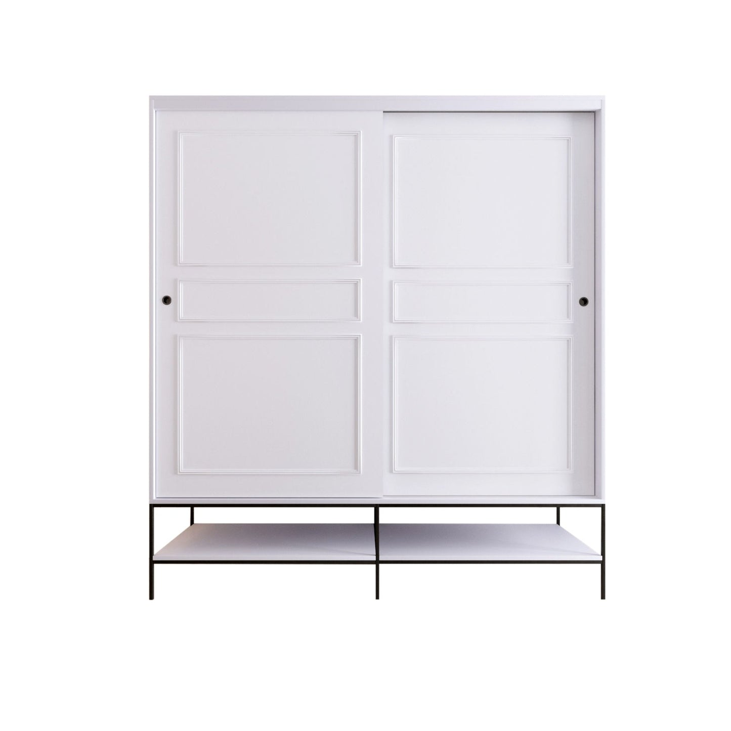 Ντουλάπα 190x200x57 εκ Λευκό 801CMY3442