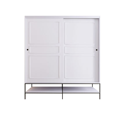 Ντουλάπα 190x200x57 εκ Λευκό 801CMY3442