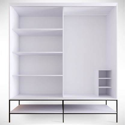 Ντουλάπα 190x200x57 εκ Λευκό 801CMY3442