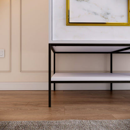 Ντουλάπα 120x200x57 εκ White Black Gold 801CMY3443