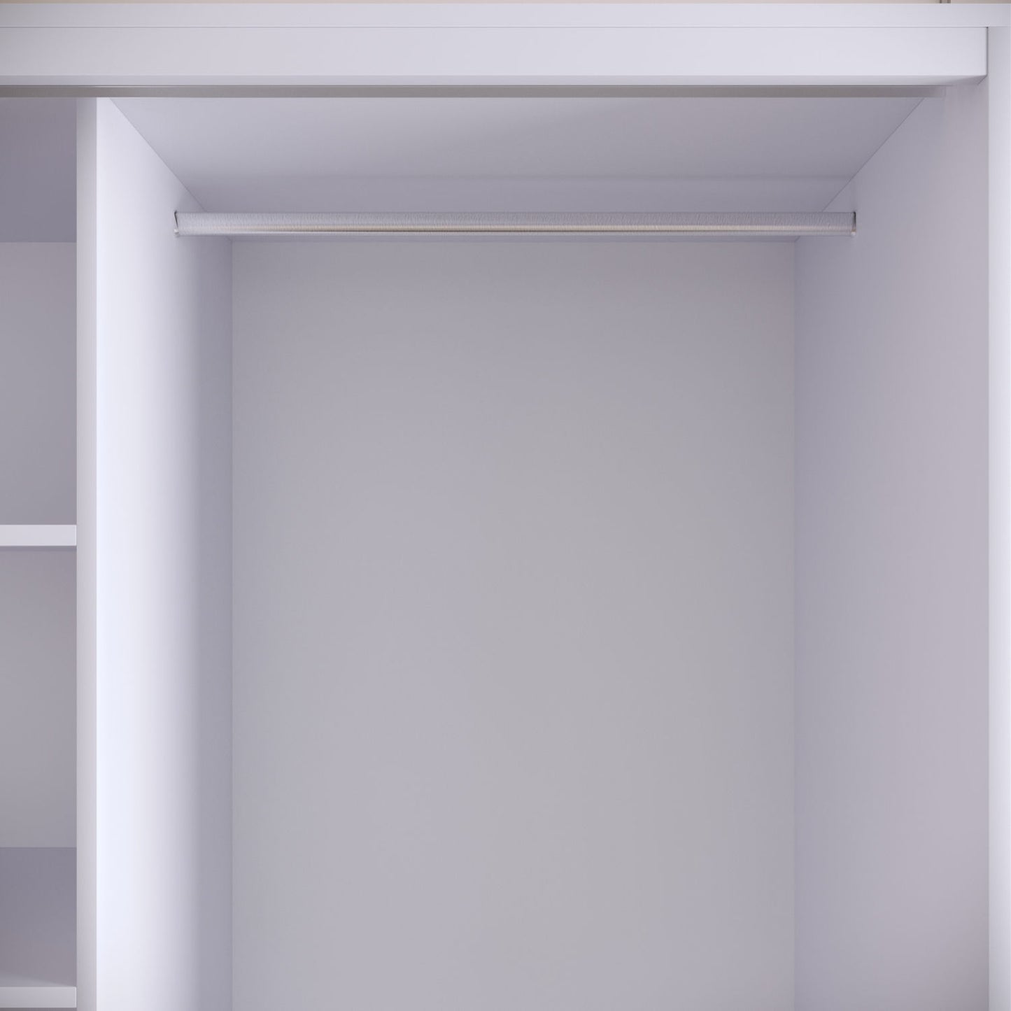 Ντουλάπα 150x200x57 εκ White Black Gold 801CMY3444