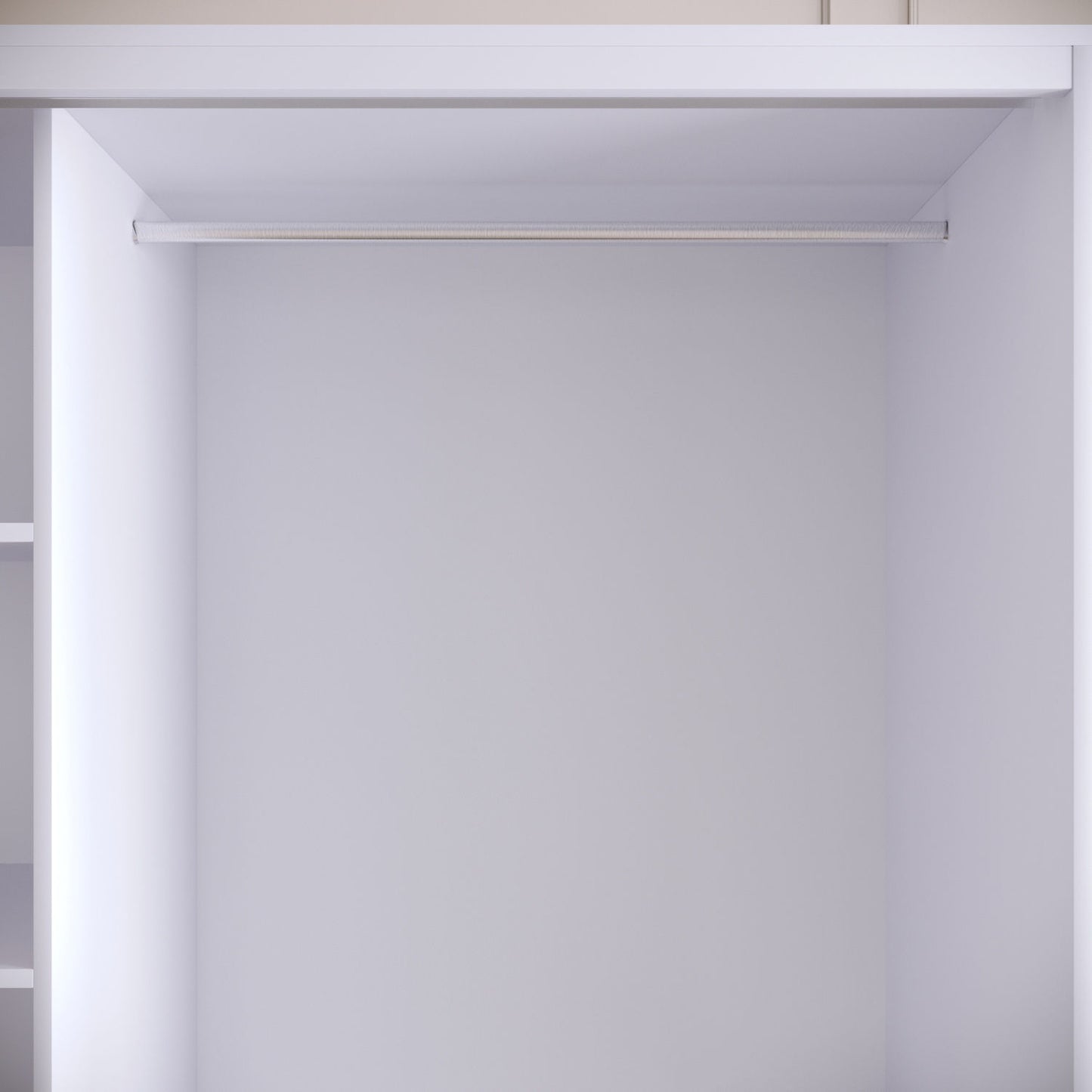 Ντουλάπα 190x200x57 εκ White Black Gold 801CMY3445