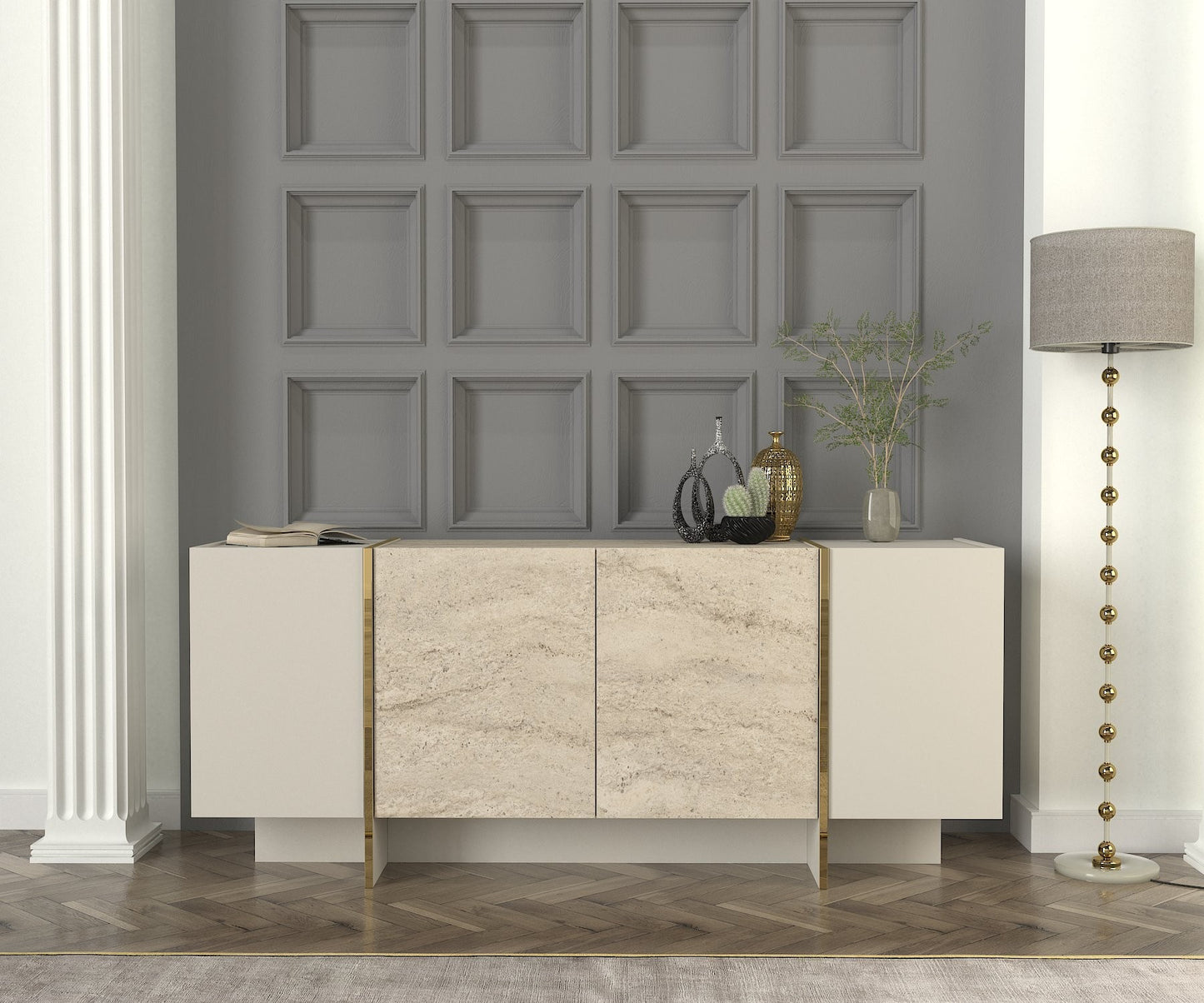 Μπουφές Τραβερτίνη
Sandstone 180x46,6x75,5cm | 804TRH4921
