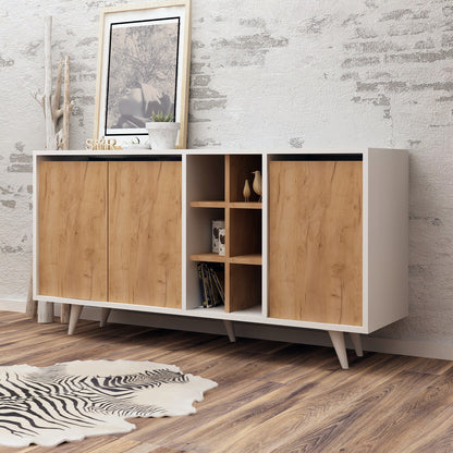 Μπουφές Δρυς
Λευκό 140x40x86cm | 811MDD3404