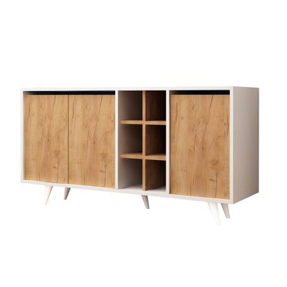 Μπουφές Δρυς
Λευκό 140x40x86cm | 811MDD3404