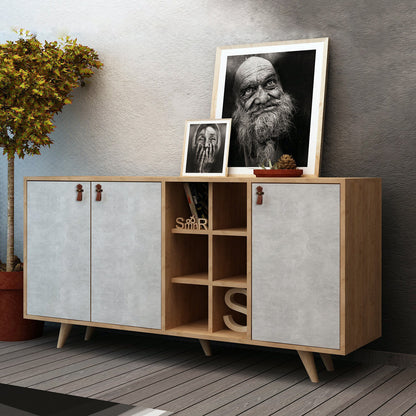 Μπουφές Δρυς
Λευκό 140x40x89cm | 811MDD3407