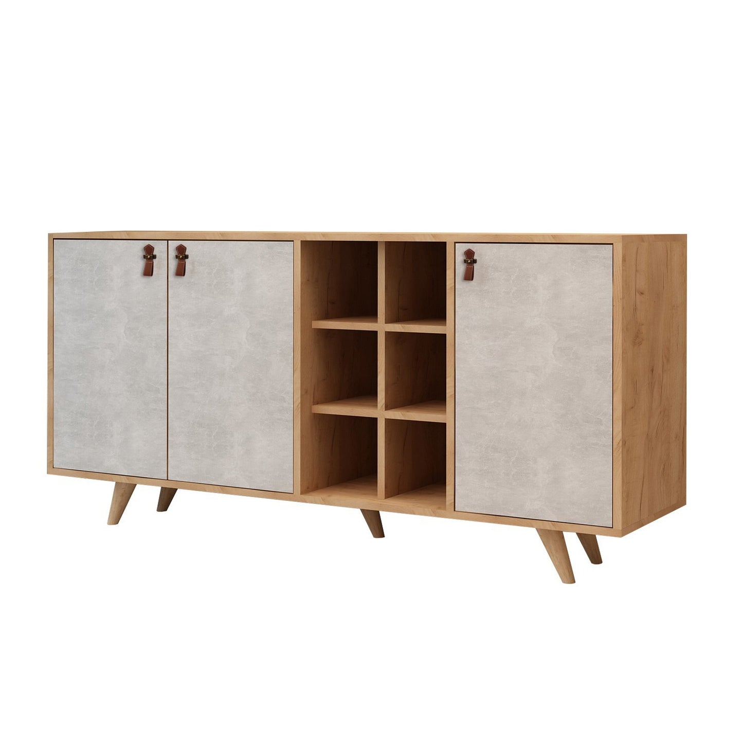 Μπουφές Δρυς
Λευκό 140x40x89cm | 811MDD3407