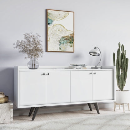 Μπουφές Λευκό 150x40x75cm | 811MDD3424