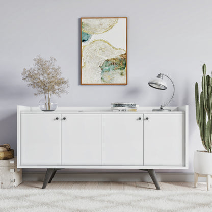 Μπουφές Λευκό 150x40x75cm | 811MDD3424