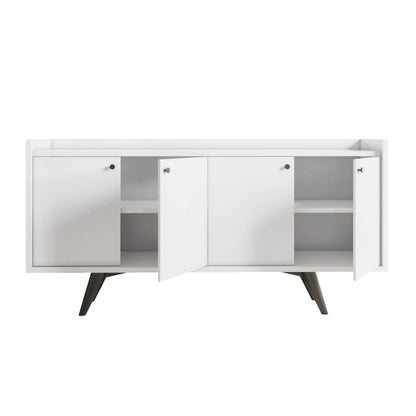 Μπουφές Λευκό 150x40x75cm | 811MDD3424