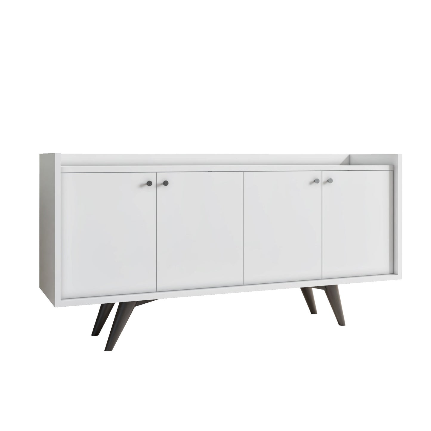 Μπουφές Λευκό 150x40x75cm | 811MDD3424