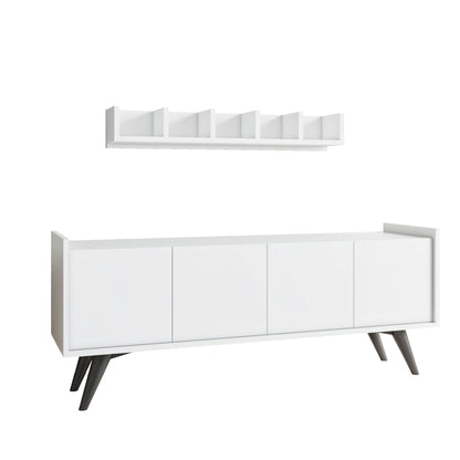 Μπουφές Λευκό 150x76x40cm | 811MDD3425