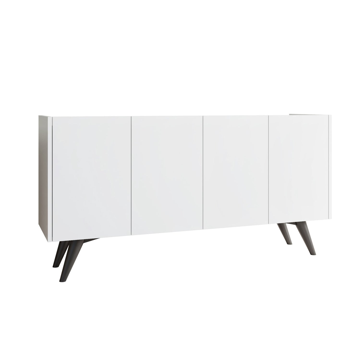 Μπουφές Λευκό 150x40x76cm | 811MDD3427