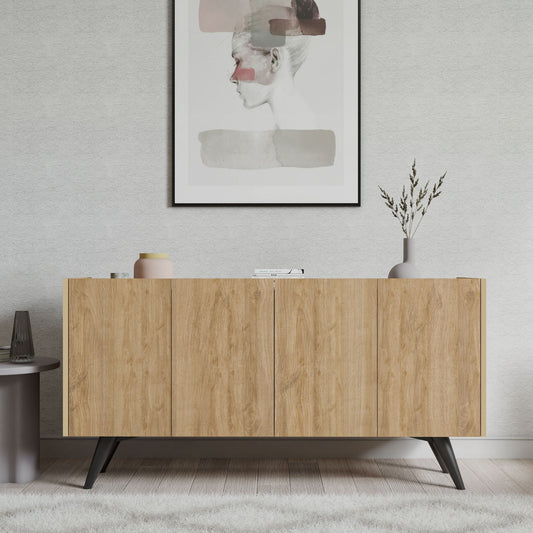 Μπουφές Δρυς 150x40x76cm | 811MDD3428