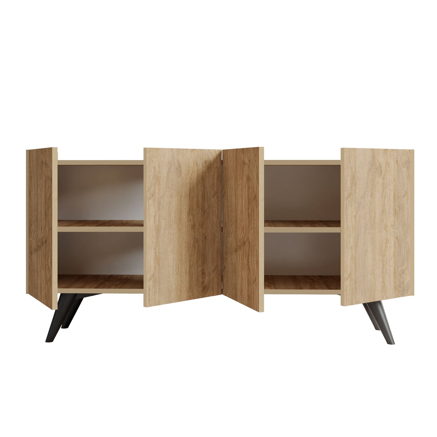 Μπουφές Δρυς 150x40x76cm | 811MDD3428