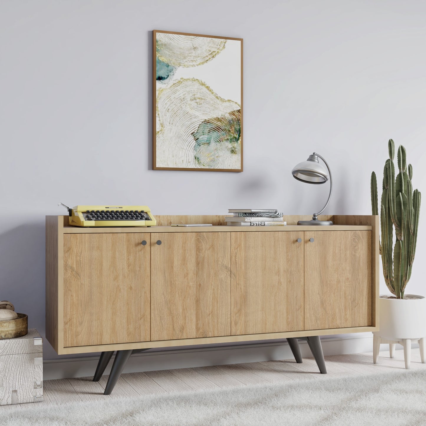 Μπουφές Δρυς 150x40x75cm | 811MDD3429