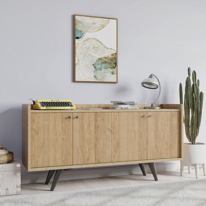 Μπουφές Δρυς 150x40x75cm | 811MDD3429