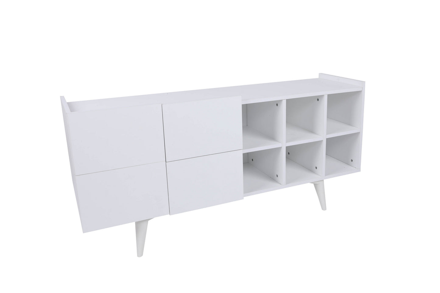 Μπουφές Λευκό 150x71x42cm | 811MDD3430