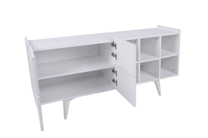 Μπουφές Λευκό 150x71x42cm | 811MDD3430