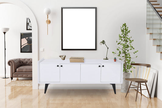 Μπουφές Λευκό 150x62x40cm | 811MDD3431