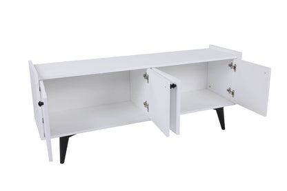 Μπουφές Λευκό 150x62x40cm | 811MDD3431