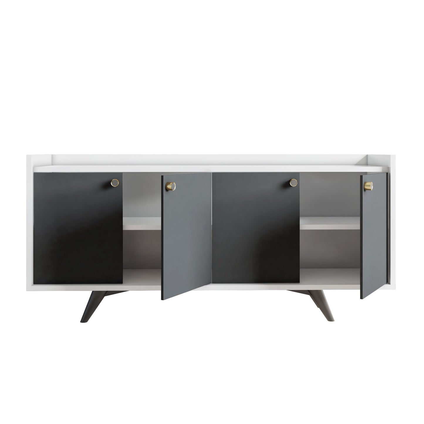 Μπουφές Ανθρακί
Λευκό 150x40x75cm | 811MDD3432