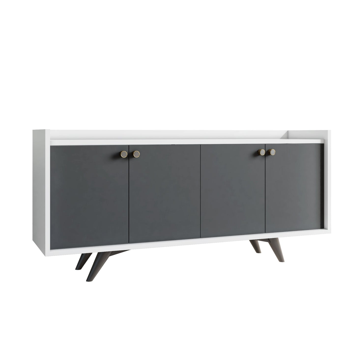 Μπουφές Ανθρακί
Λευκό 150x40x75cm | 811MDD3432