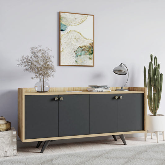 Μπουφές Ανθρακί
Δρυς 150x40x75cm | 811MDD3433