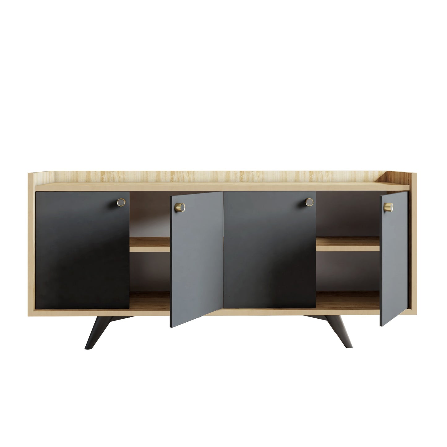 Μπουφές Ανθρακί
Δρυς 150x40x75cm | 811MDD3433