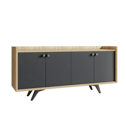 Μπουφές Ανθρακί
Δρυς 150x40x75cm | 811MDD3433