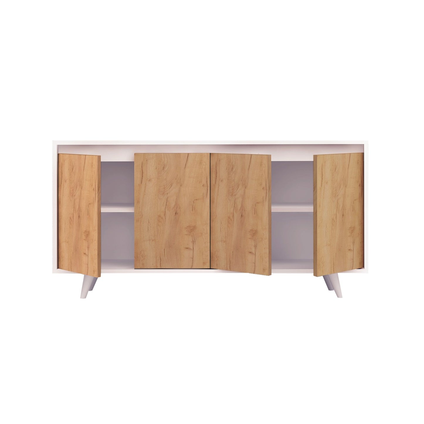 Μπουφές Δρυς
Λευκό 140x40x86cm | 811MDD3912