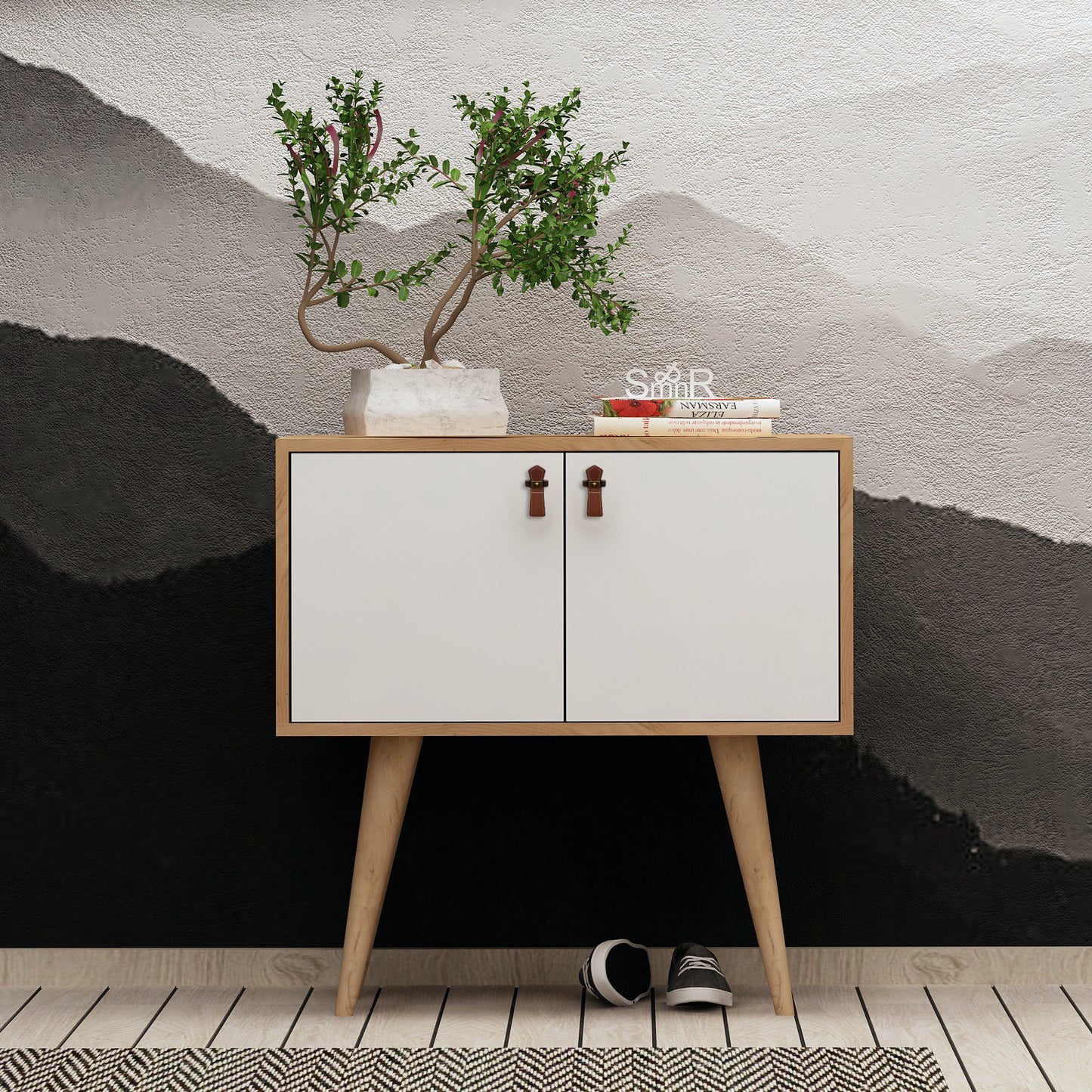 Μπουφές Δρυς
Λευκό 80x40x80cm | 811MDD3915