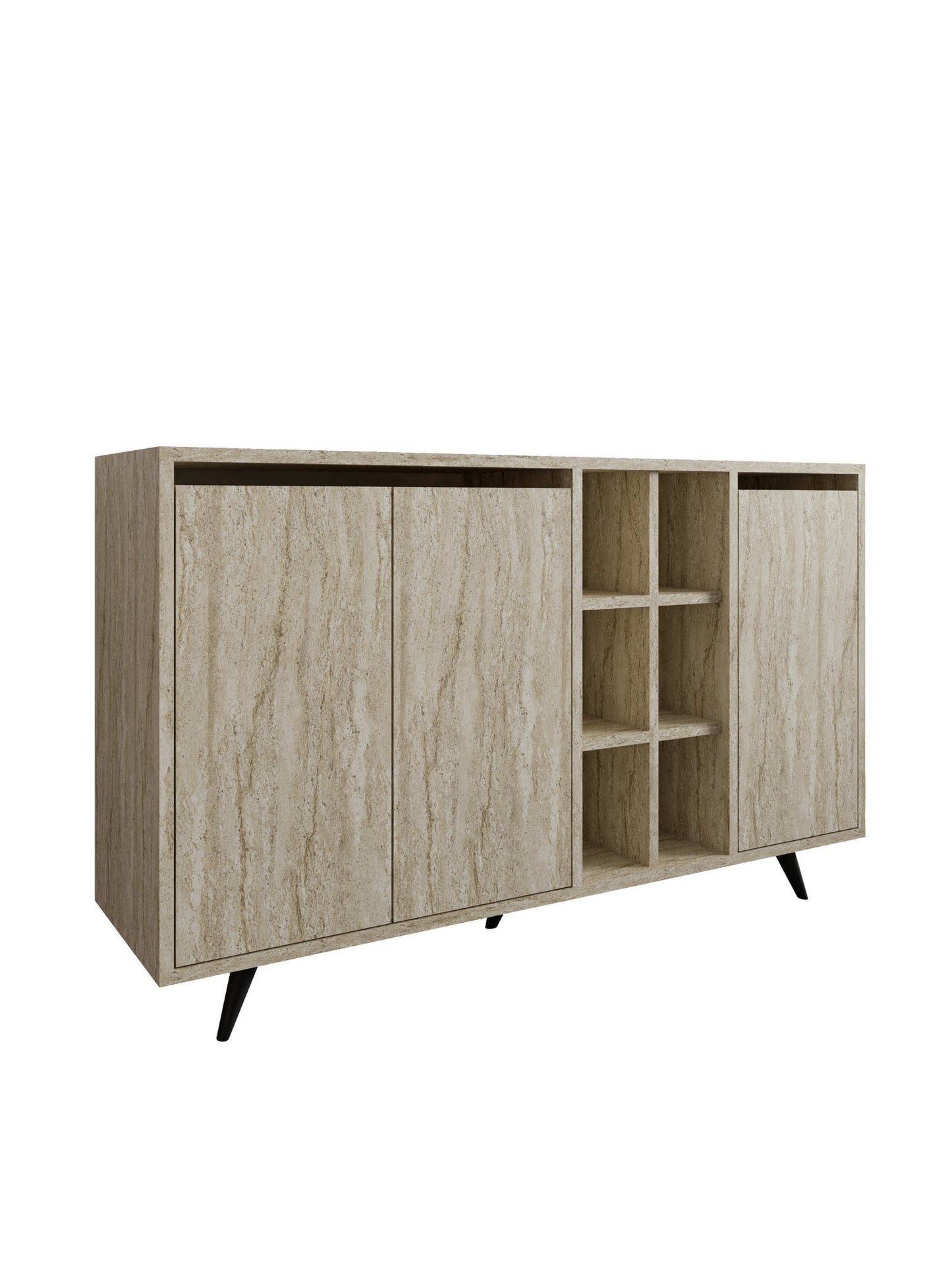 Μπουφές Τραβερτίνη 140x40x86cm | 811MDD4153