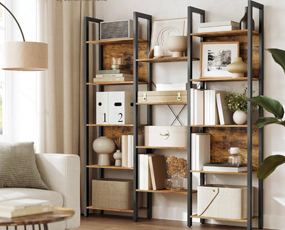 Μεγάλη Βιβλιοθήκη Ράφι για Σαλόνι Γραφείο 166x128x24 εκ  LL-S157K01