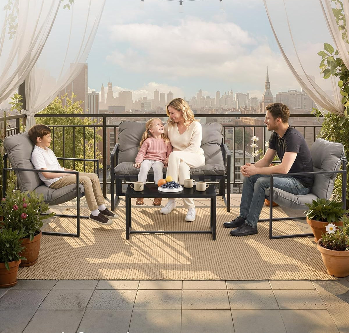 Σαλόνι Κήπου Μπαλκονιού 