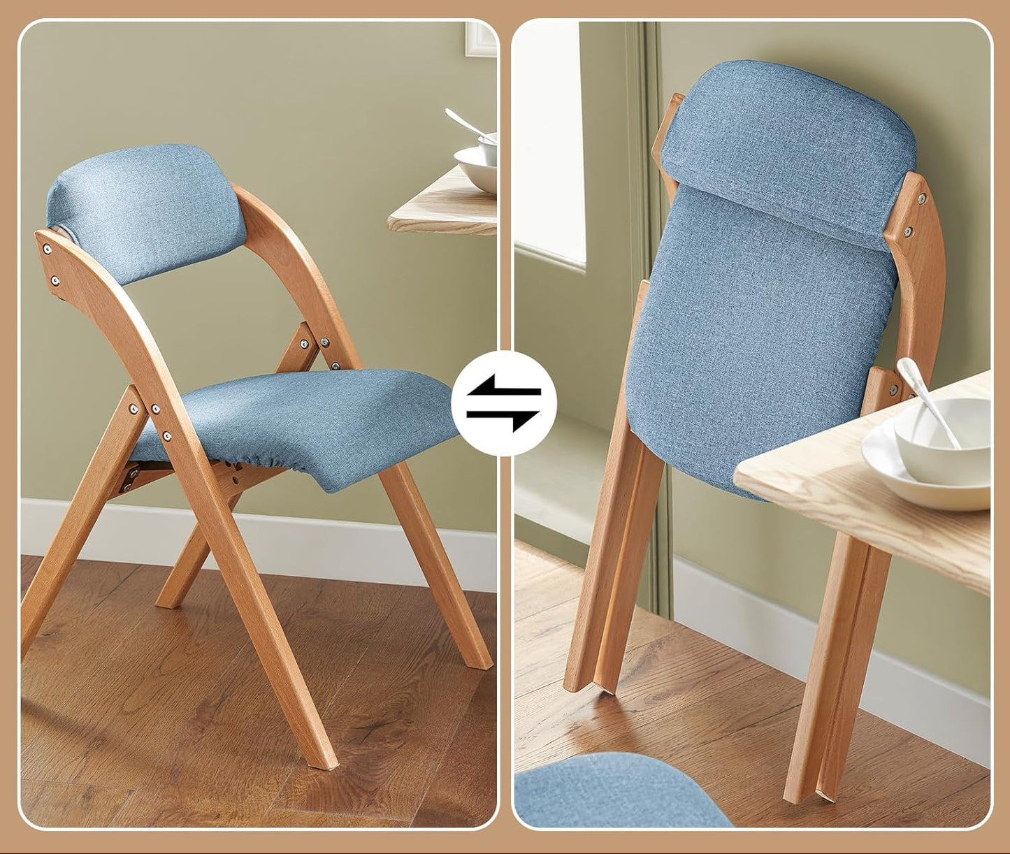 Καρέκλες Τραπεζαρίας Κουζίνας Εργονομική Πτυσσόμενη Εξοικονόμησης Χώρου Συναρμολογημένη για μπαλκόνι Καρέκλα Γραφείου ΣΕ ΔΙΑΦΟΡΑ ΧΡΩΜΑΤΑ B0-C4TQ4XBD