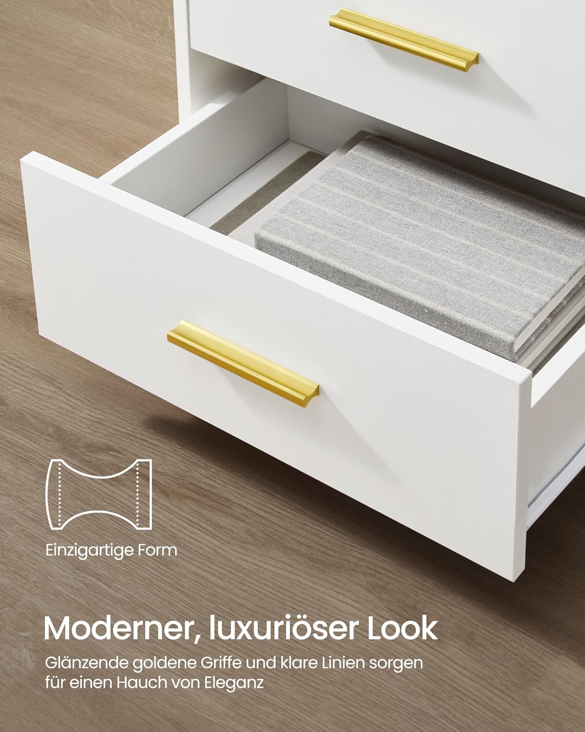 Κομοδίνο Σετ 2 τμχ με LED φωτισμό Κρεβατοκάμαρας με Σταθμό Φόρτισης Θύρες USB και Πρίζες LET-829WB01